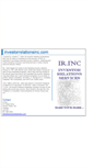 Mobile Screenshot of investorrelationsinc.com
